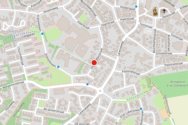Brandweer-melding op Diessenplasstraat, Holten op 4 juni, kaart-overzicht