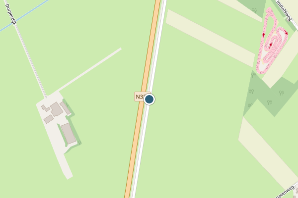 Politie-melding op Larenseweg, Holten op 2 juni, kaart-overzicht