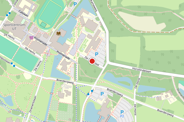 Brandweer-melding op De Veldmaat, Enschede op 16 mei, kaart-overzicht