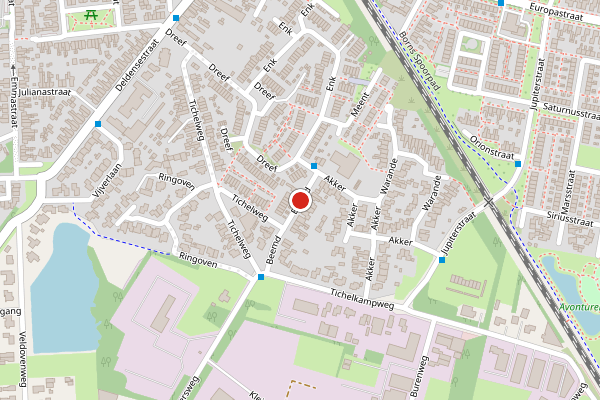 Brandweer-melding op Beemd, Borne op 14 mei, kaart-overzicht