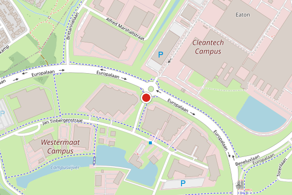 Brandweer-melding op Europalaan, Hengelo op 30 juli, kaart-overzicht