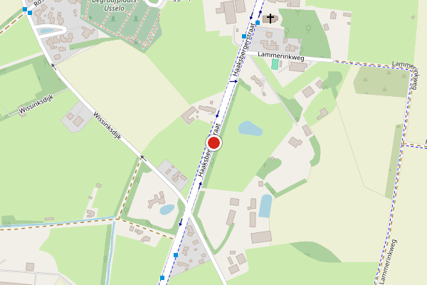 Brandweer-melding op Haaksbergerstraat, Enschede op 30 juli, kaart-overzicht