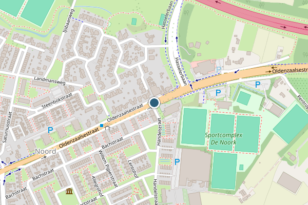 Politie-melding op Oldenzaalsestraat, Hengelo op 31 juli, kaart-overzicht