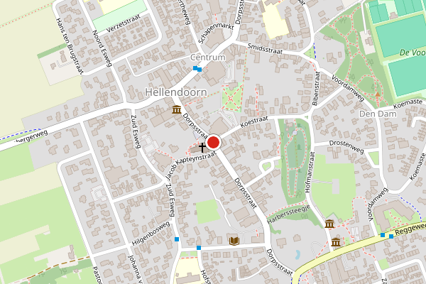 Brandweer-melding op Dorpsstraat, Hellendoorn op 1 augustus, kaart-overzicht