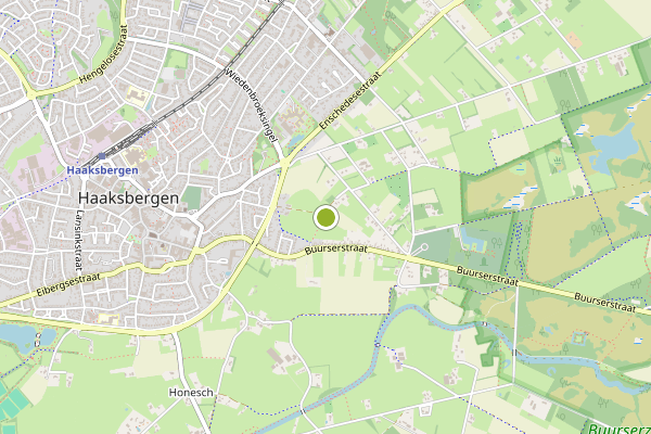 Ambulance-melding op Haaksbergen op 1 augustus, kaart-overzicht