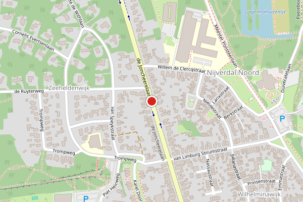 Brandweer-melding op de Joncheerelaan, Nijverdal op 1 augustus, kaart-overzicht