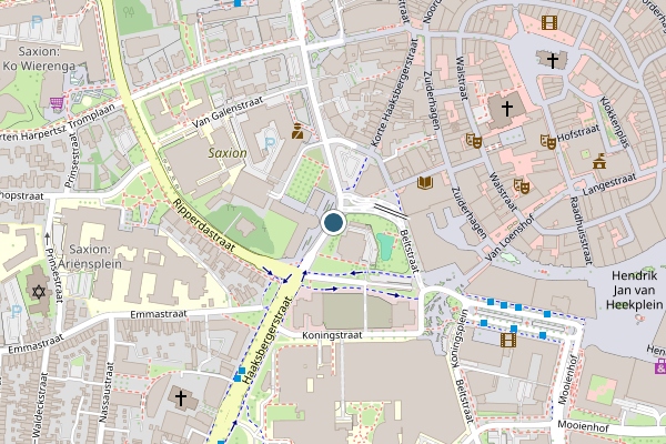 Politie-melding op Nijverheidstraat, Enschede op 19 mei, kaart-overzicht