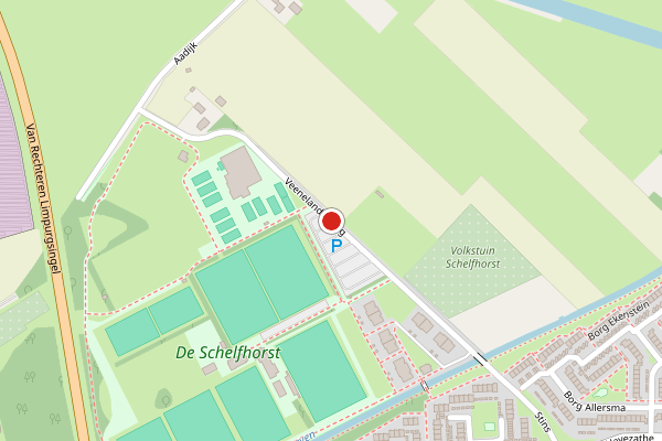 Brandweer-melding op Veenelandenweg, Almelo op 1 augustus, kaart-overzicht