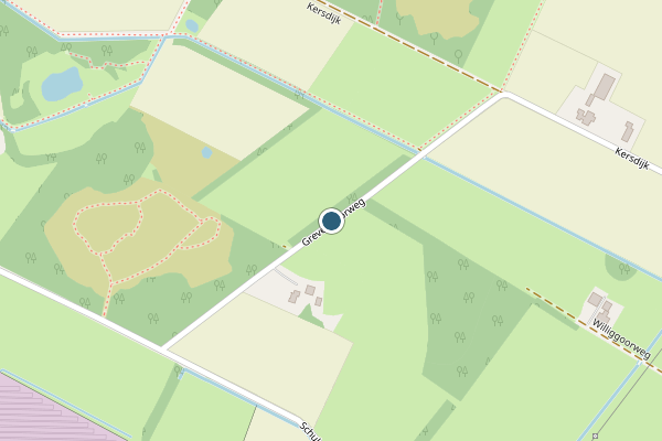 Politie-melding op Grevengoorweg, Enschede op 2 augustus, kaart-overzicht