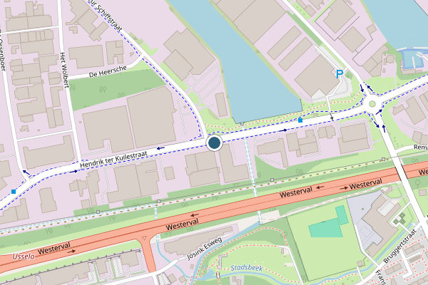 Politie-melding op Hendrik ter Kuilestraat, Enschede op 3 augustus, kaart-overzicht
