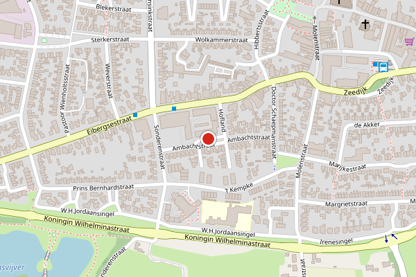 Brandweer-melding op Ambachtstraat, Haaksbergen op 19 mei, kaart-overzicht