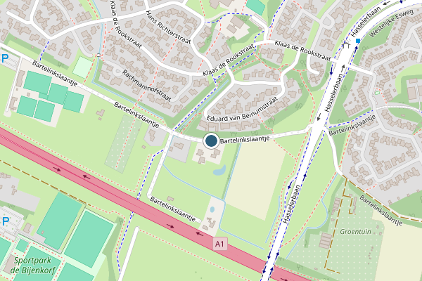 Politie-melding op Bartelinkslaantje, Hengelo op 6 augustus, kaart-overzicht