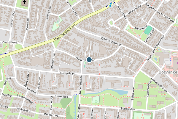 Politie-melding op Frederikastraat, Enschede op 6 augustus, kaart-overzicht