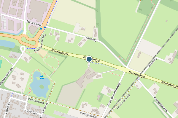 Politie-melding op Noordsingel, Haaksbergen op 21 mei, kaart-overzicht