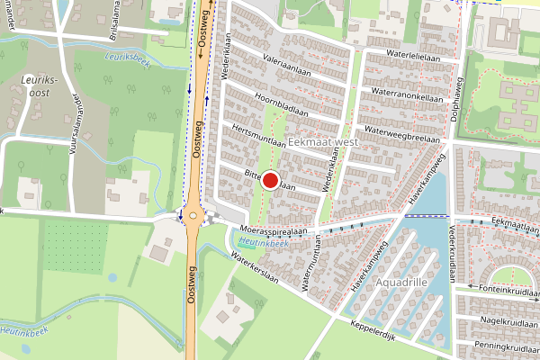 Brandweer-melding op Bitterzoetlaan, Enschede op 22 mei, kaart-overzicht