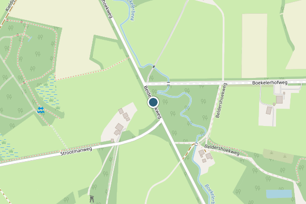 Politie-melding op Beldershoekweg, Enschede op 24 mei, kaart-overzicht