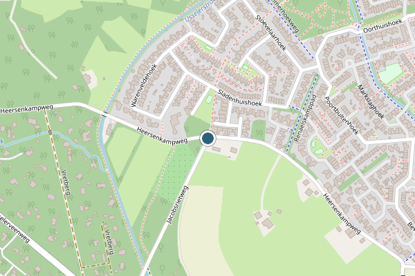 Politie-melding op Jacobsrietweg, Enschede op 25 mei, kaart-overzicht