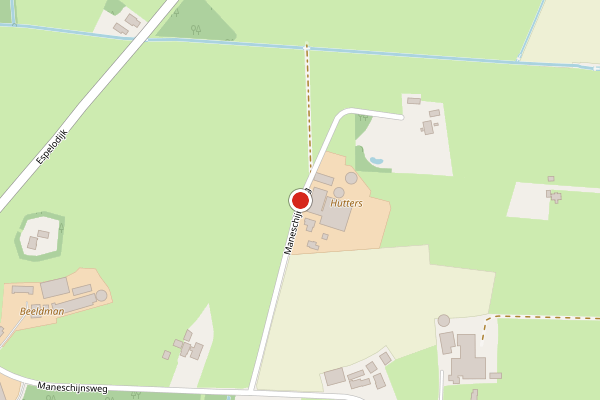 Brandweer-melding op Maneschijnsweg, Holten op 27 april, kaart-overzicht