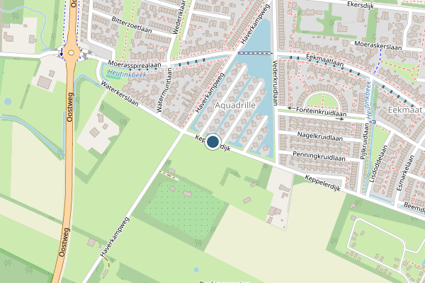 Politie-melding op Keppelerdijk, Enschede op 26 mei, kaart-overzicht
