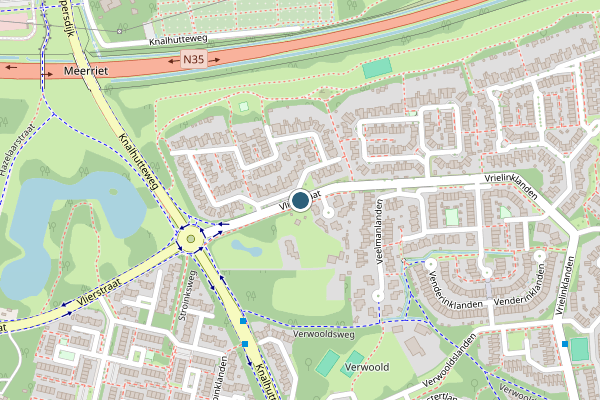 Politie-melding op Vlierstraat, Enschede op 26 mei, kaart-overzicht