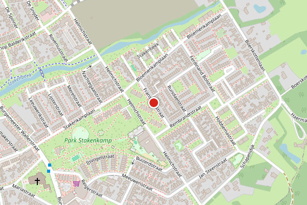 Brandweer-melding op Frans Halsstraat, Oldenzaal op 28 mei, kaart-overzicht