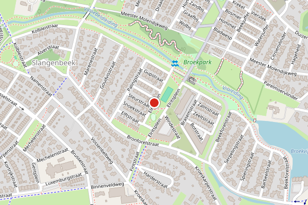 Brandweer-melding op Elritsplein, Hengelo op 28 mei, kaart-overzicht