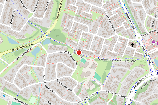 Brandweer-melding op Tijertspad, Hengelo op 29 mei, kaart-overzicht