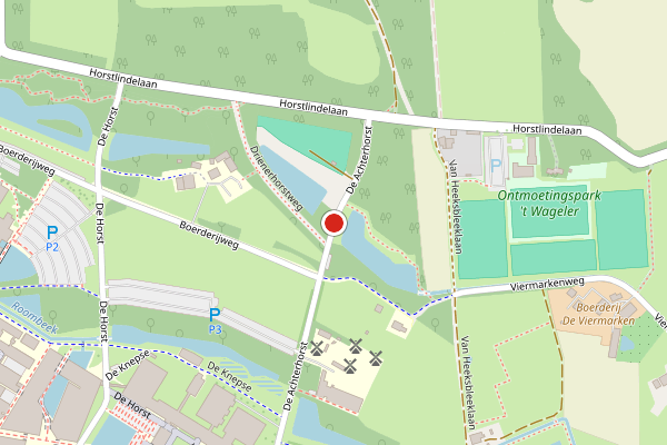 Brandweer-melding op Horstlindelaan De Achterhorst, Enschede op 29 mei, kaart-overzicht