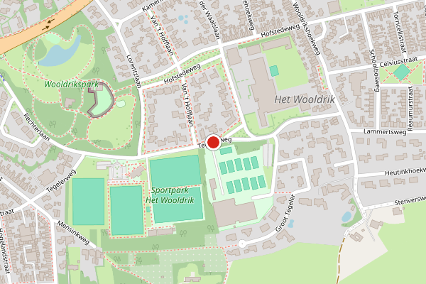 Brandweer-melding op Tegelerweg, Enschede op 29 mei, kaart-overzicht