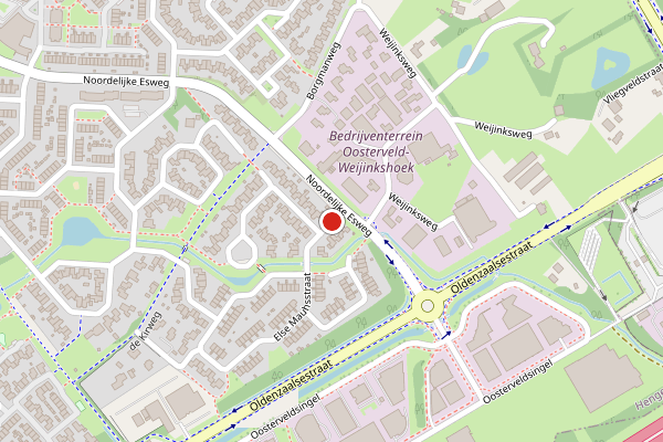 Brandweer-melding op Else Mauhsstraat, Hengelo op 29 mei, kaart-overzicht