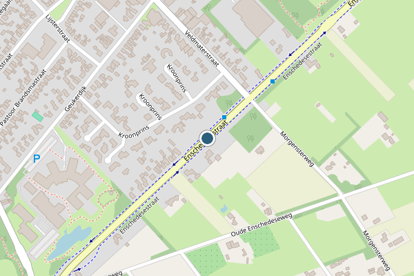 Politie-melding op Enschedesestraat, Haaksbergen op 30 mei, kaart-overzicht