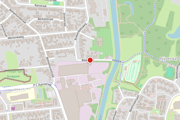 Brandweer-melding op Bleekweg, Nijverdal op 30 mei, kaart-overzicht