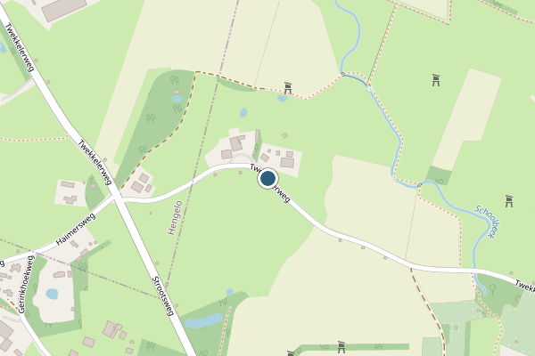 Politie-melding op Twekkelerweg, Hengelo op 31 mei, kaart-overzicht