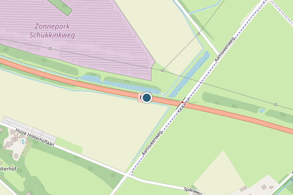 Brandweer + Politie samen ter plaatse op N35, Enschede op 1 juni, kaart-overzicht nieuws-bericht