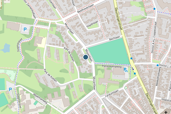 Politie-melding op Mozartlaan, Enschede op 2 juni, kaart-overzicht