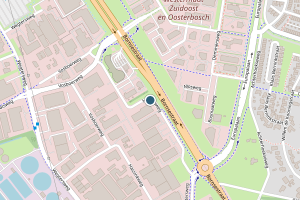Politie-melding op Holtersweg, Hengelo op 30 april, kaart-overzicht