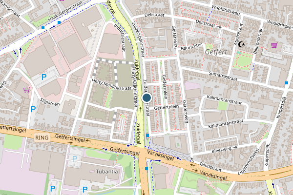 Politie-melding op Zuiderspoorstraat, Enschede op 3 juni, kaart-overzicht