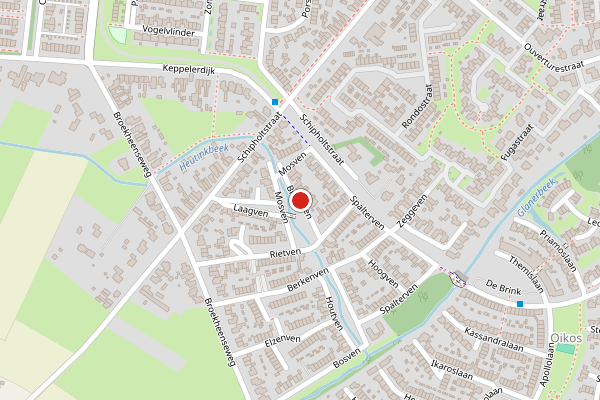 Brandweer-melding op Broekven, Enschede op 4 juni, kaart-overzicht