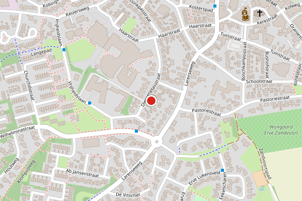 Brandweer-melding op Diessenplasstraat, Holten op 4 juni, kaart-overzicht