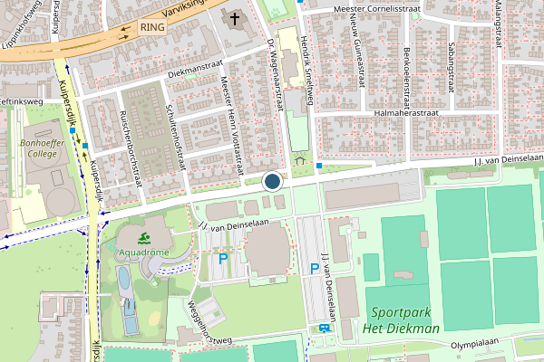 Politie-melding op J.J. van Deinselaan, Enschede op 5 juni, kaart-overzicht