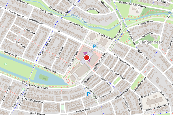 Brandweer-melding op Straatsburg, Hengelo op 5 juni, kaart-overzicht