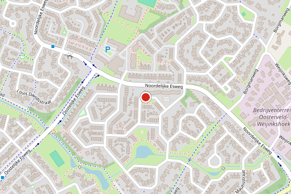 Brandweer-melding op Rob de Vriesstraat, Hengelo op 8 juni, kaart-overzicht