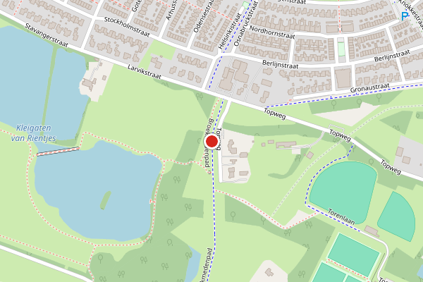 Brandweer-melding op Broekmedenpad, Hengelo op 9 juni, kaart-overzicht