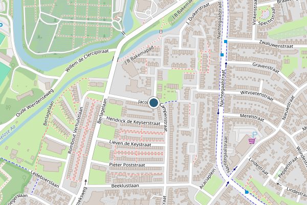 Politie-melding op Jacob van Campenstraat, Almelo op 9 juni, kaart-overzicht