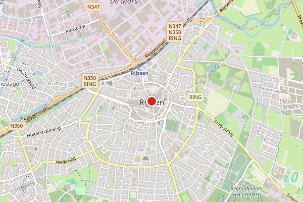 Brandweer-melding op Keizersdijk, Rijssen op 9 juni, kaart-overzicht