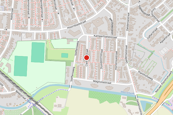 Brandweer-melding op Clematisstraat, Almelo op 2 mei, kaart-overzicht