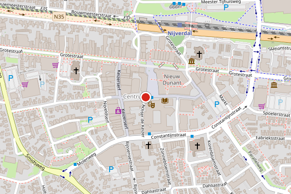 Brandweer-melding op Willem-Alexanderstraat, Nijverdal op 10 juni, kaart-overzicht