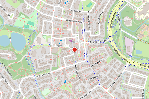 Brandweer-melding op Kevelhamhoek, Enschede op 11 juni, kaart-overzicht