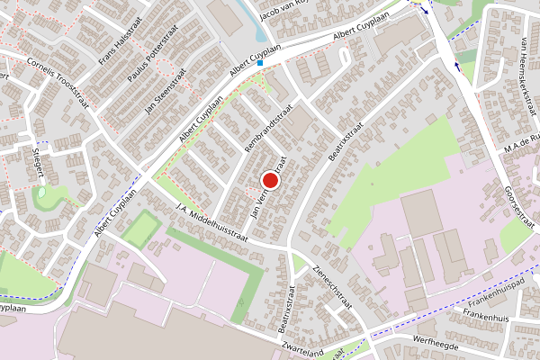 Brandweer-melding op Jan Vermeerstraat, Haaksbergen op 12 juni, kaart-overzicht
