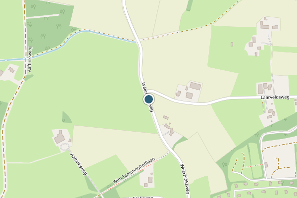 Politie-melding op Weerninksweg, Haaksbergen op 12 juni, kaart-overzicht